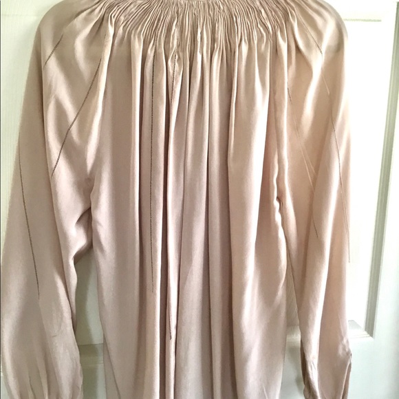 Roberta Freyman Silk Tie Neck Blouse - Picture 5 of 7